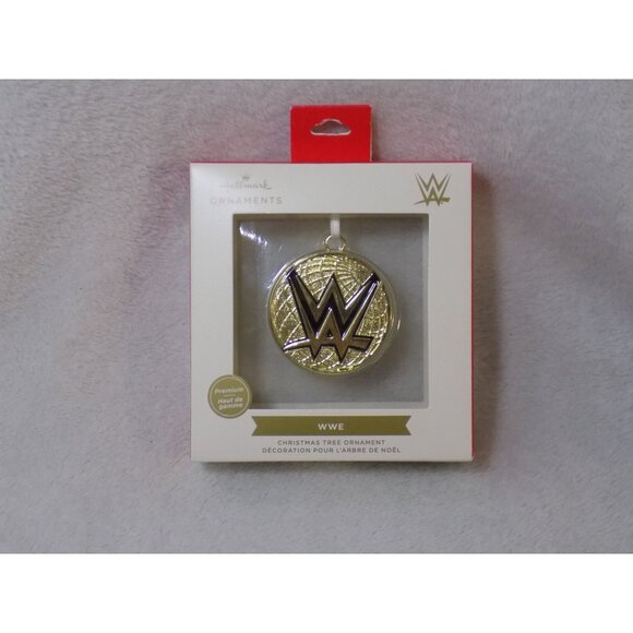 Hallmark Other - Hallmark Ornament Christmas tree WWE Championship world wrestling Premium